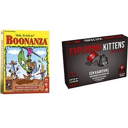 Foto van Spellenbundel - kaartspellen - 2 stuks - boonanza & exploding kittens nsfw