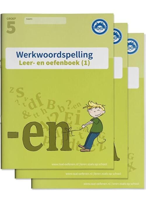 Foto van Werkwoordspelling leer- en oefenboeken groep 5 compleet - paperback (9789492265265)