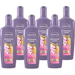 Foto van Andrelon shampoo levendig lang 6 x 300ml aanbieding bij jumbo | 30% korting