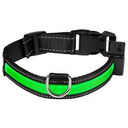 Foto van Eyenimal lichthalsband lichthalsband usb oplaadbaar s - groen - voor honden