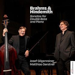 Foto van Brahms & hindemith: sonatas for double bass and piano - cd (9120010288265)