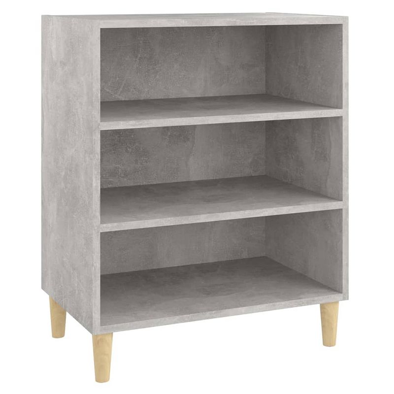 Foto van Vidaxl dressoir 57x35x70 cm spaanplaat betongrijs