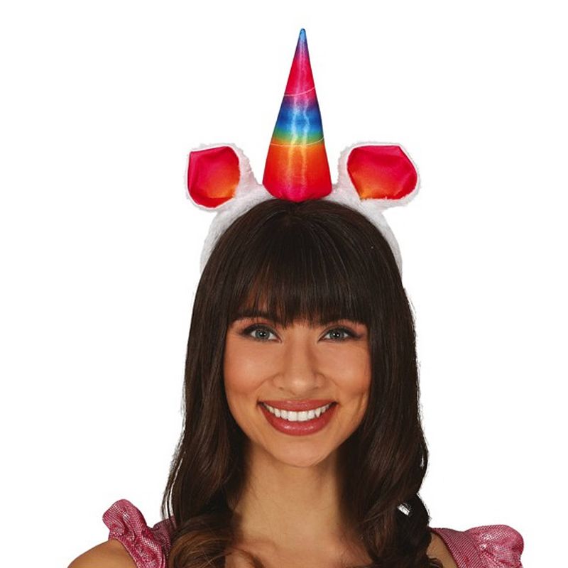 Foto van Fiestas guirca haarband unicorn dames polyester one-size