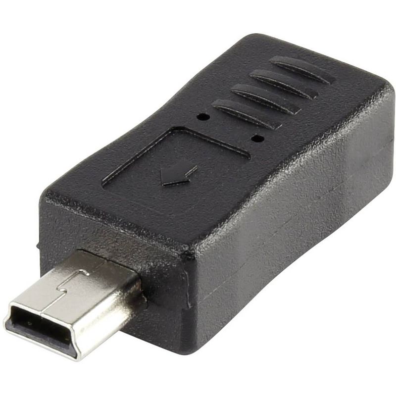 Foto van Renkforce usb 2.0 adapter [1x mini-usb 2.0 b stekker - 1x micro-usb 2.0 b bus] rf-usba-08 vergulde steekcontacten