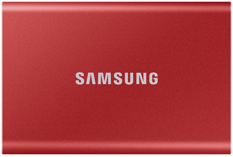Foto van Samsung externe ssd t7 2tb (rood)