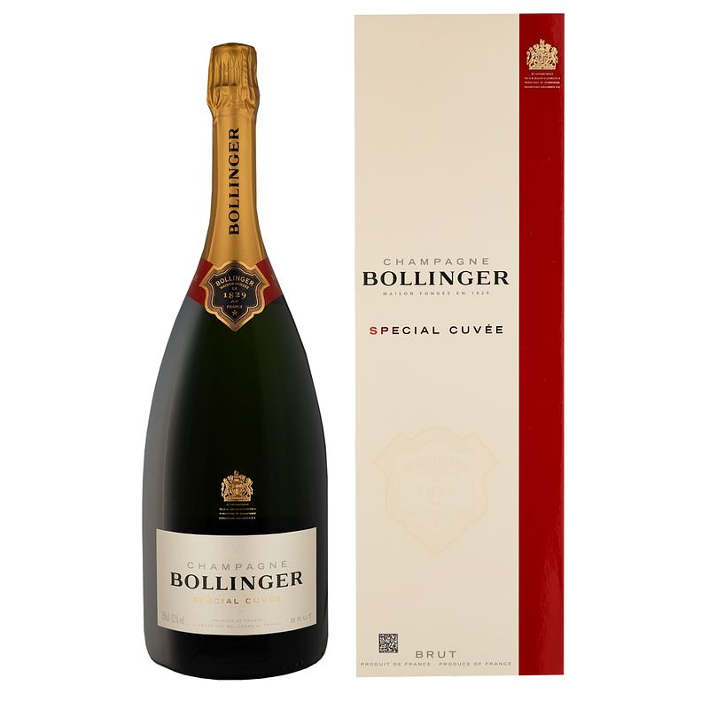 Foto van Bollinger special cuvee df-label 1,5ltr wijn + giftbox