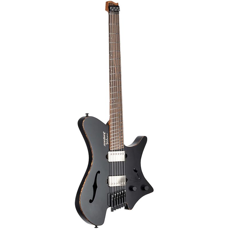 Foto van Strandberg sälen jazz nx 6 black v2 multiscale elektrische gitaar met gigbag