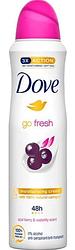 Foto van Dove go fresh acai berry deodorant spray