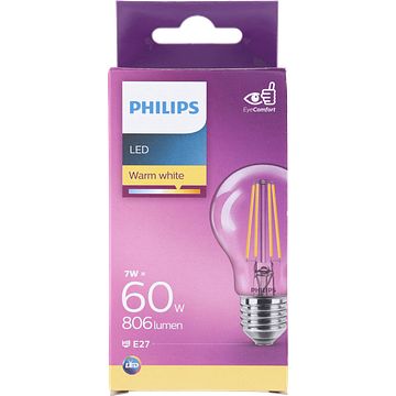 Foto van Philips led filament bulb 60w e27 box bij jumbo