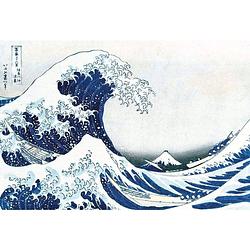 Foto van Wizard+genius hokusai the great wave vlies fotobehang 384x260cm 8-banen