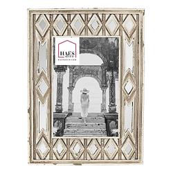 Foto van Haes deco - fotolijst 10x15 beige, formaat 17x2x22 cm - loving chic