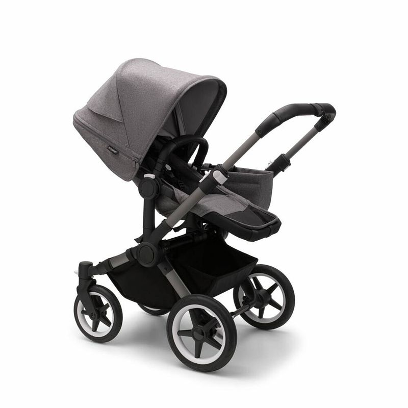 Foto van Bugaboo donkey 5 mono kinderwagen 2 in 1 core graphite grey melange