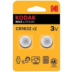 Foto van Kodak lithium knoopcel cr1632 2-pack