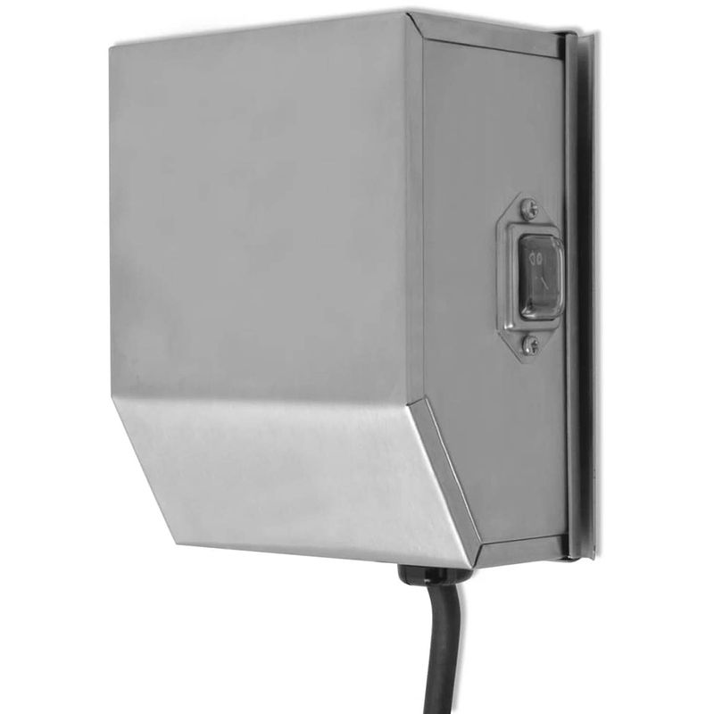 Foto van The living store netvoeding motor draaispit - 110 x 74 x 130 mm - rvs - 220-240 v - 4 w