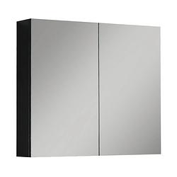 Foto van Badplaats spiegelkast cuba 80 x 16 x 70 cm - mat zwart