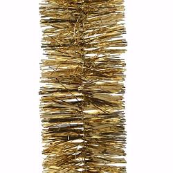 Foto van Christmas gold kerstboom decoratie slinger goud 270 cm - kerstslingers