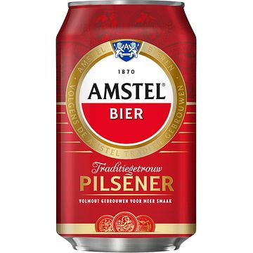 Foto van Amstel pilsener bier blik 330ml bij jumbo