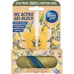 Foto van Ambi pur wc active gelblock citrus & jasmin 45g bij jumbo