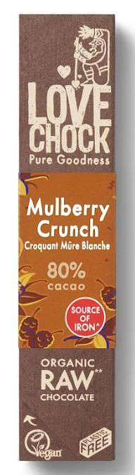 Foto van Lovechock mulberry crunch