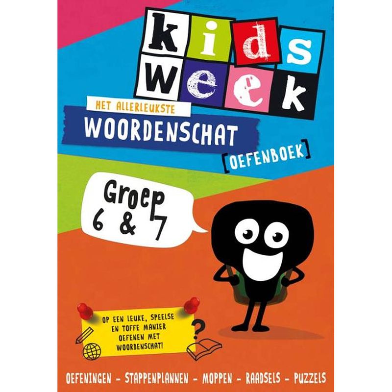 Foto van Het allerleukste woordenschat oefenboek - kidsweek in de klas groep 5 & 6