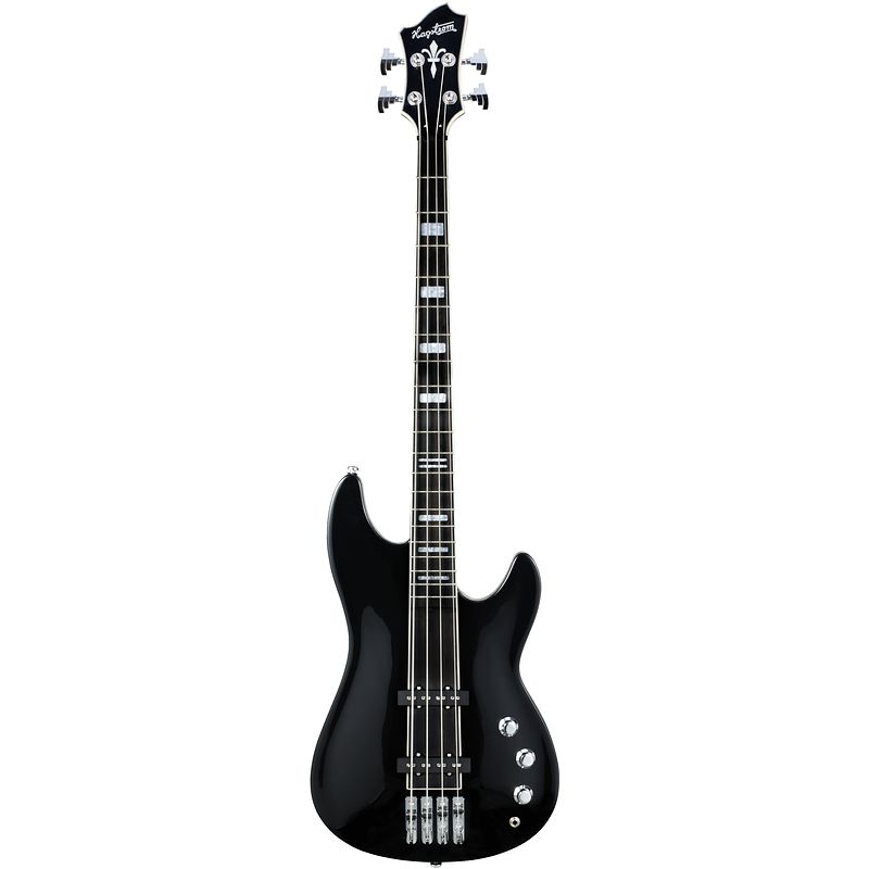 Foto van Hagstrom super swede bass black gloss