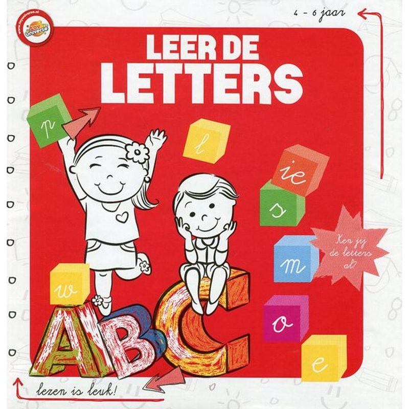 Foto van Leer de letters - vanaf 4 - 6 jaar - lezen is leuk!