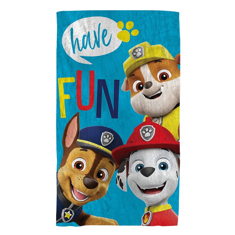 Foto van Paw patrol strandlaken surf - 70 x 120 cm - katoen