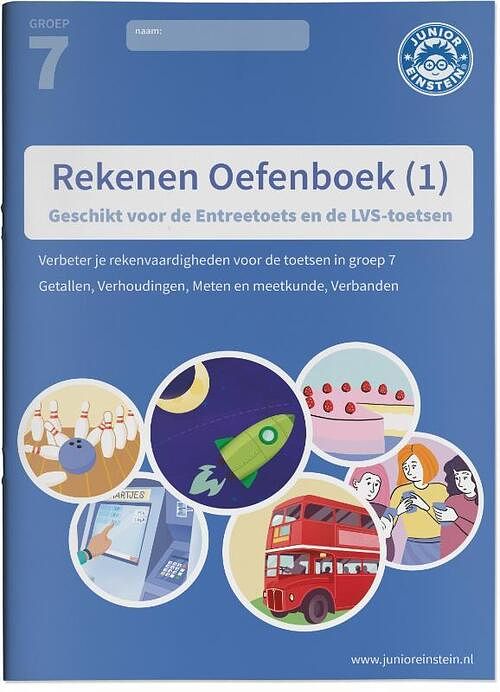 Foto van Rekenen oefenboek - paperback (9789493128019)