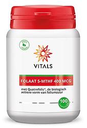 Foto van Vitals folaat 5-mthf 400mg capsules