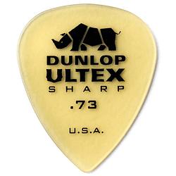 Foto van Dunlop 433p073 ultex sharp pick 0.73 mm plectrumset (6 stuks)