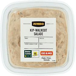 Foto van 2 voor € 4,50 | jumbo kipwalnoot salade 150g aanbieding bij jumbo