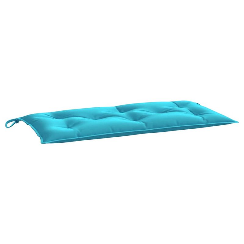 Foto van The living store tuinkussen - turquoise - 100x50x7cm - oxford stof - waterafstotend