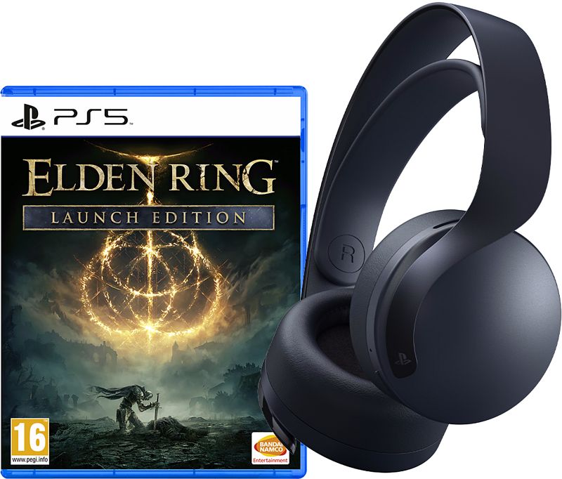 Foto van Elden ring ps5 + sony pulse 3d headset