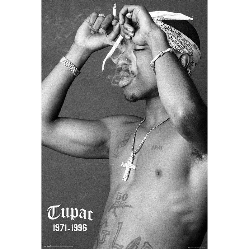 Foto van Gbeye tupac smoke poster 61x91,5cm