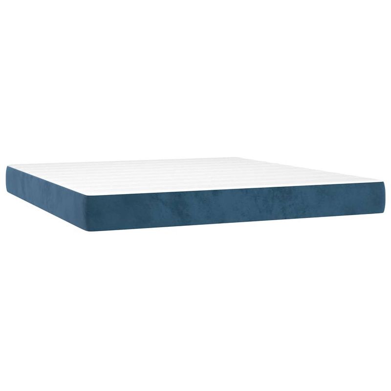 Foto van The living store matras pocketvering - 180 x 200 x 20 cm - zacht fluweel - pocketveren en schuim