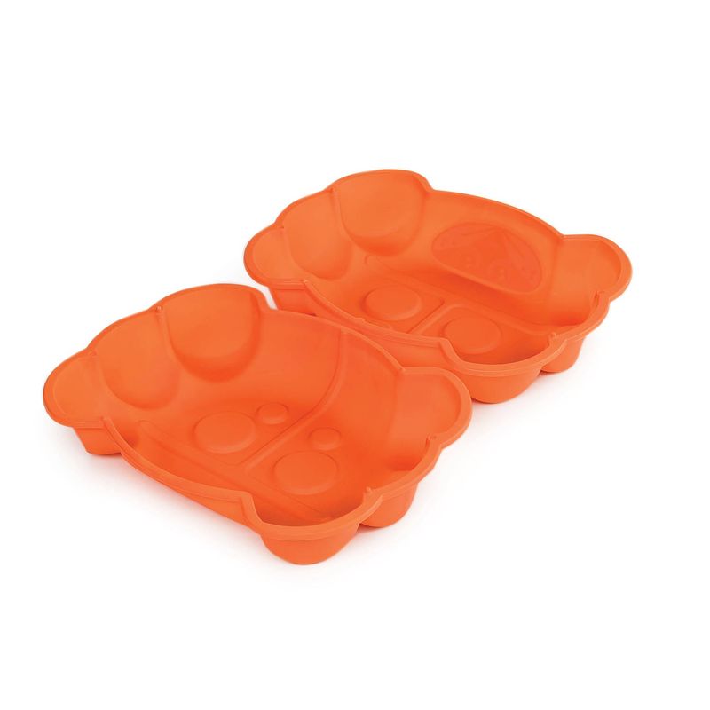 Foto van Paradiso toys zandbak met deksel krab 96 x 68 cm oranje