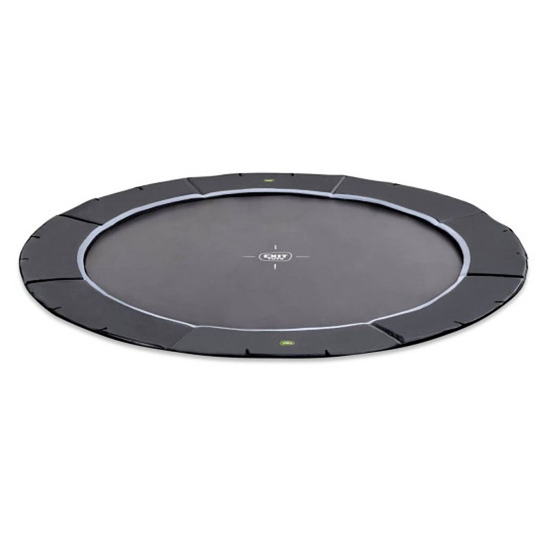 Foto van Exit trampoline dynamic - groundlevel - 427 cm - zwart