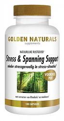 Foto van Golden naturals stress & spanning support capsules