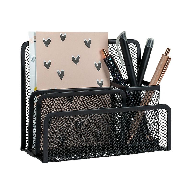 Foto van Quvio bureau organizer mesh - zwart