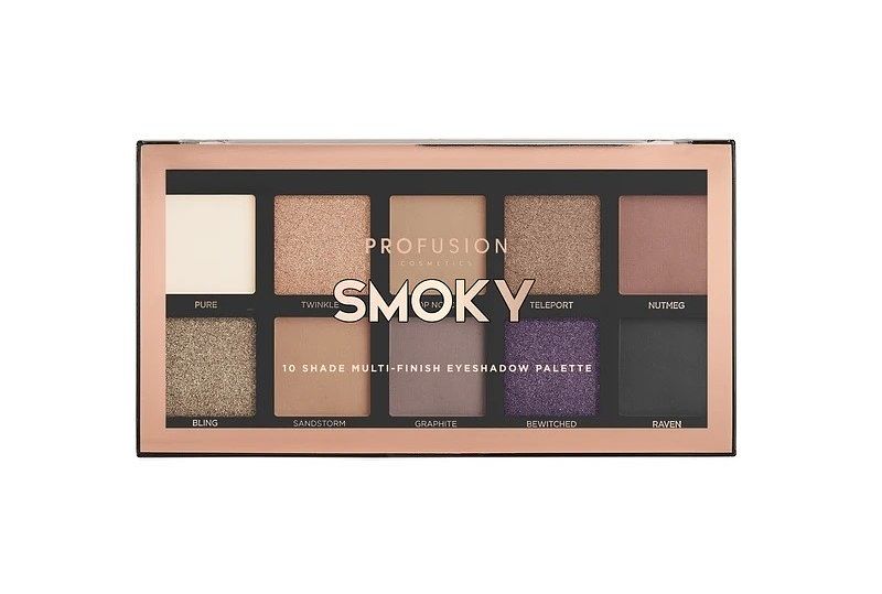 Foto van Profusion smoky 10 shade palette