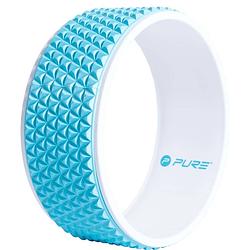 Foto van Pure2improve yogawiel 34 cm blauw en wit