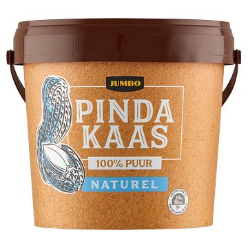 Foto van Jumbo 100% pindakaas naturel 1kg