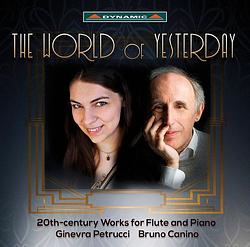 Foto van The world of yesterday, 20th century works for flute and piano - cd (8007144077167)