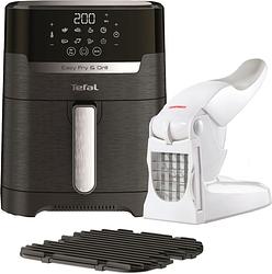 Foto van Tefal easy fry & grill precision ey5058 + frietsnijder