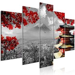 Foto van Artgeist japanese adventure wide canvas schilderij