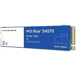 Foto van Western digital blue™ sn570 2 tb nvme/pcie m.2 ssd 2280 harde schijf m.2 nvme pcie 3.0 x4 retail wds200t3b0c
