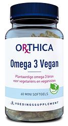 Foto van Orthica omega-3 vegan softgels