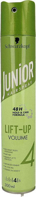 Foto van Junior haarspray 4 liftup volume 300ml bij jumbo