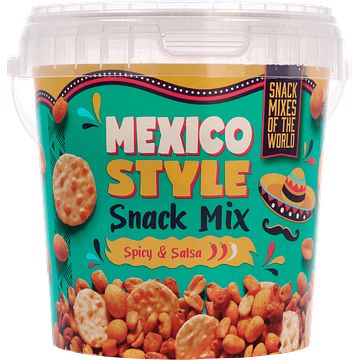 Foto van Snack mixes of the world mexico style snack mix spicy & salsa 425g bij jumbo