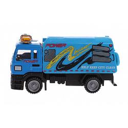 Foto van Toi-toys metal vrachtwagen blauw 11 cm